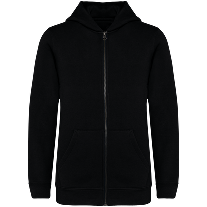 Umweltfreundliches Kinder Kapuzensweatshirt mit Reißverschluss