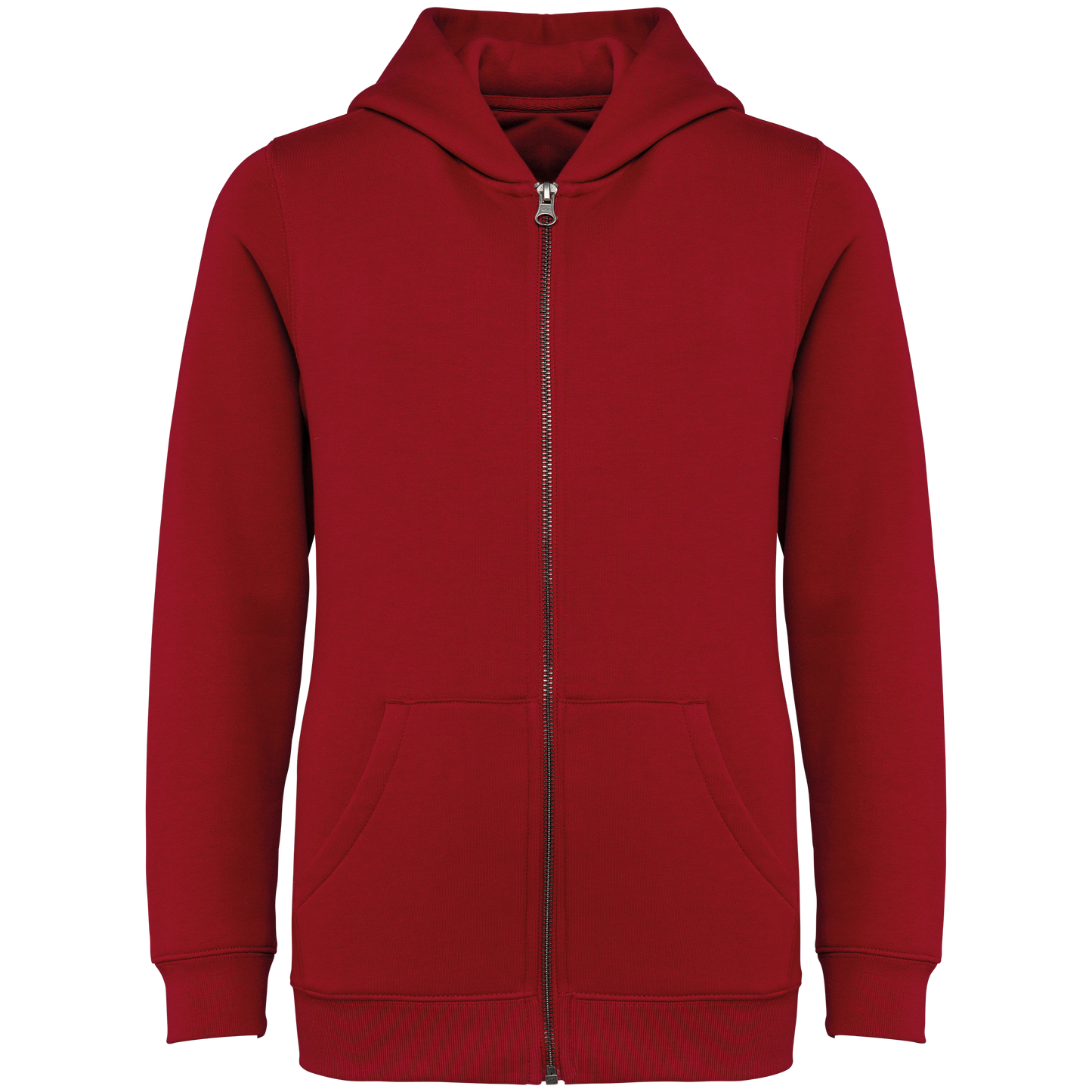 Umweltfreundliches Kinder Kapuzensweatshirt mit Reißverschluss