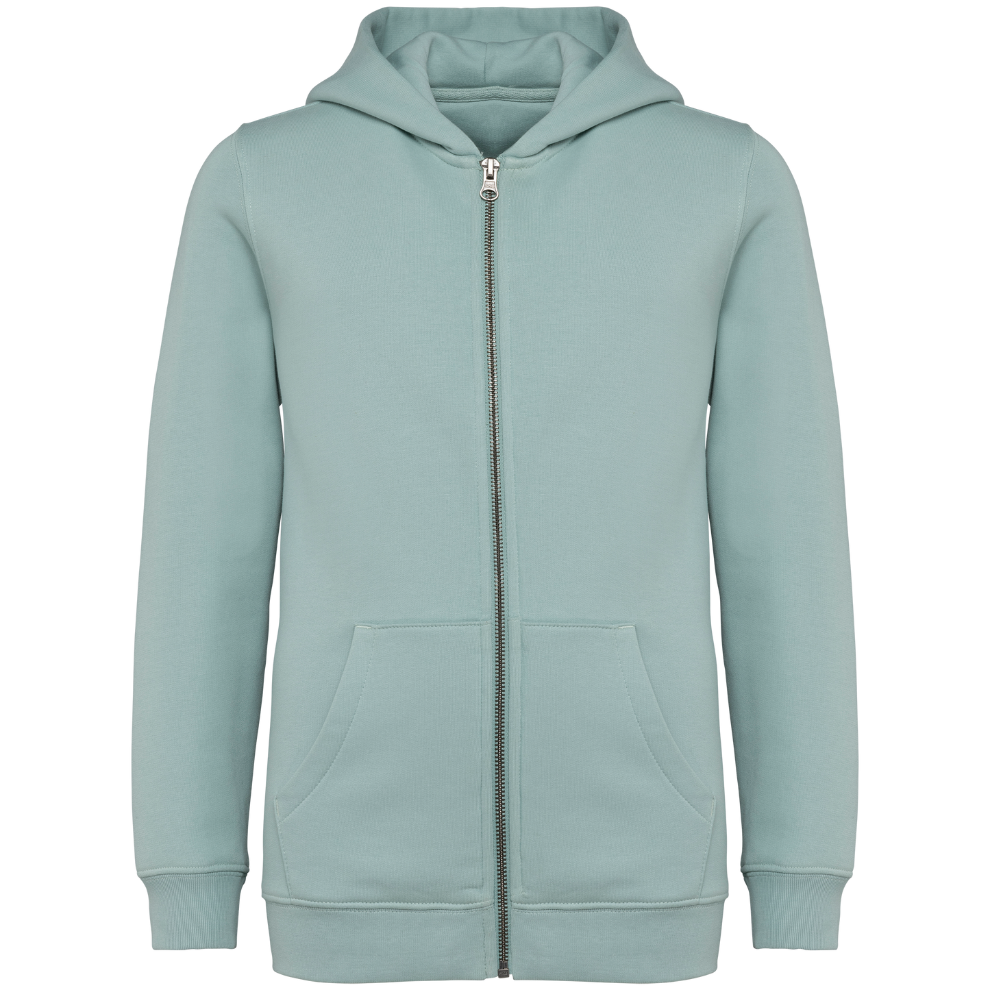 Umweltfreundliches Kinder Kapuzensweatshirt mit Reißverschluss