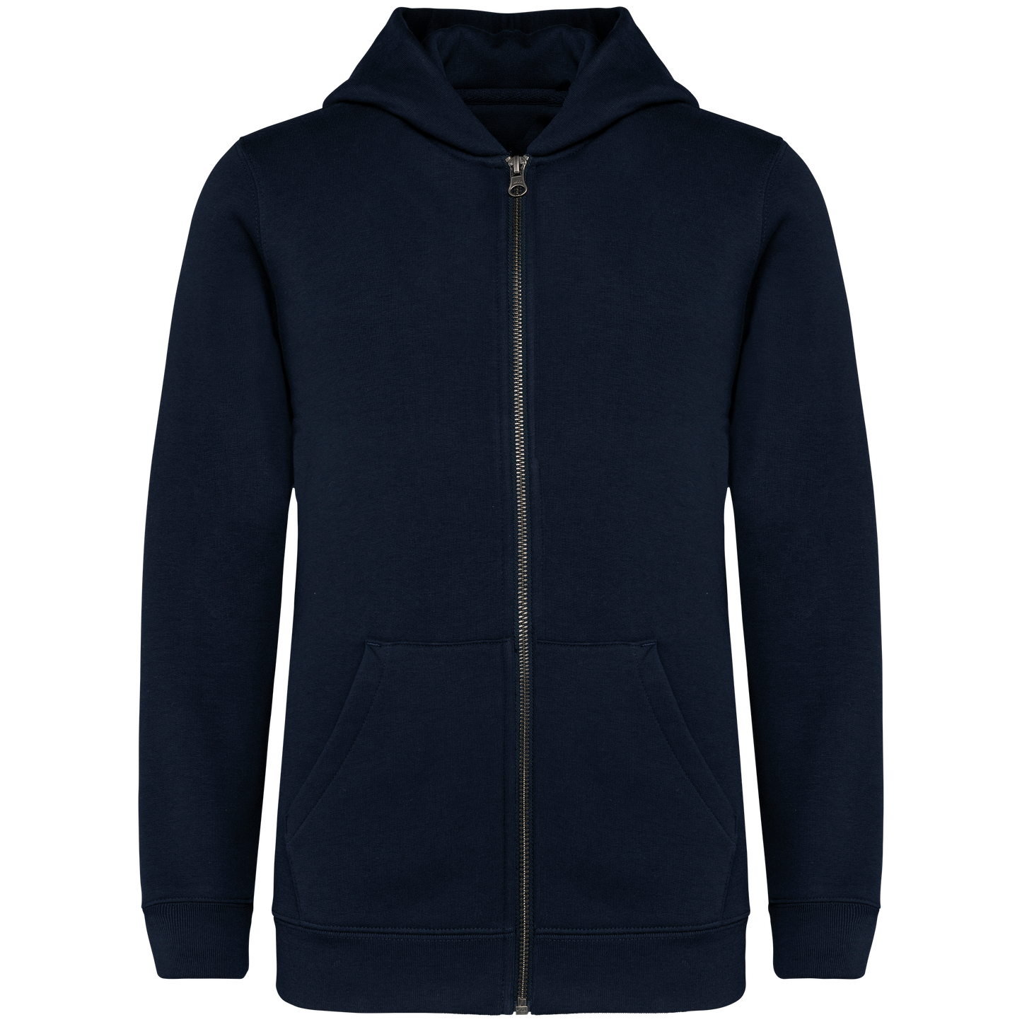 Umweltfreundliches Kinder Kapuzensweatshirt mit Reißverschluss