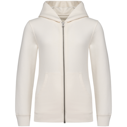 Umweltfreundliches Kinder Kapuzensweatshirt mit Reißverschluss