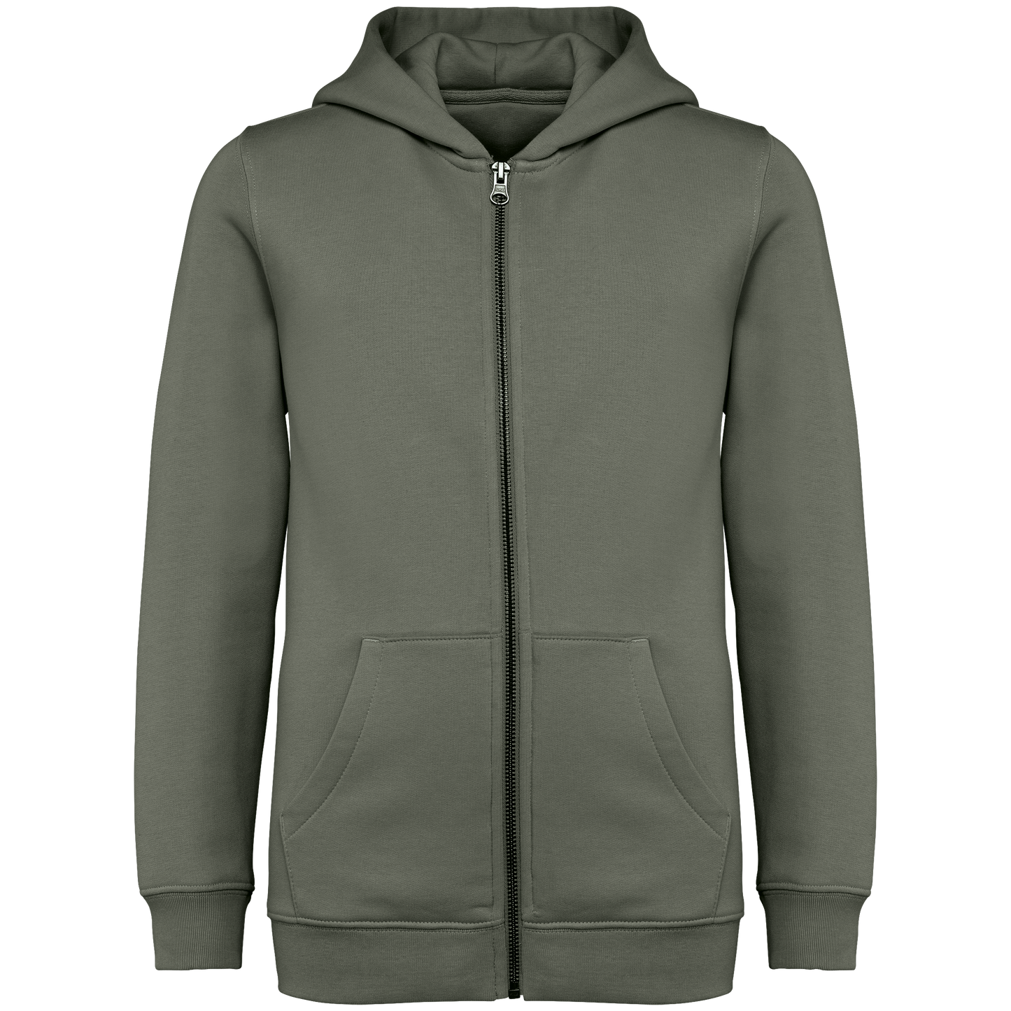Umweltfreundliches Kinder Kapuzensweatshirt mit Reißverschluss