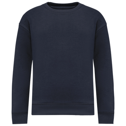 Umweltfreundliches Oversize Sweatshirt mit Rundhalsausschnitt für Kinder