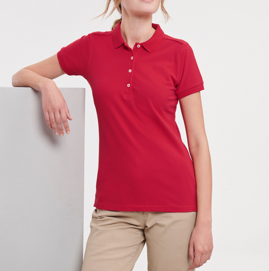 Ladies' Fitted Stretch Polo